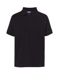 Dziecięca Koszulka POLO JHK  - Czarna