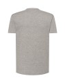 Męska koszulka w szpic kolor- Szary JHK TSUA PICO URBAN V-NECK dopasowana do sylwetki.Wzmocniony lycrą ściągacz.Taśma wzmacniająca.100% bawełna.Boczne szwy. Gramatura: 160 approx.Dostępne na www.koszulkisuper.com