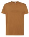 2ca7983c0d9d4d1f3a13489469bb1904_Koszulka Męska kolor- Brązowa JHK TSRA 150 REGULAR T-SHIRT.Wzmocniony lycrą ściągacz. Gramatura:155g i 100% bawełna. Dostępne na www.koszulkisuper.com