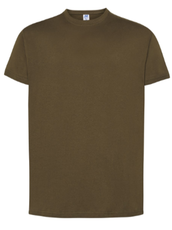 fg.png_Koszulka Męska kolor- Zieleń leśna  JHK TSRA 150 REGULAR T-SHIRT.Wzmocniony lycrą ściągacz. Gramatura:155g i 100% bawełna. Dostępne na www.koszulkisuper.com