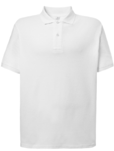 Koszulka POLO męska JHK -Biała