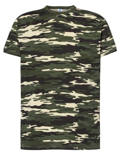 061f55937a04003a6c306dccef00d01f_Koszulka Męska kolor- Camouflage JHK TSRA 150 REGULAR T-SHIRT.Wzmocniony lycrą ściągacz. Gramatura:155g i 100% bawełna. Dostępne na www.koszulkisuper.com