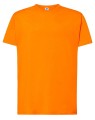 Koszulka męska kolor- Pomarańczowa JHK TSRA 170 REGULAR HIT T-SHIRT 100% bawełna.Oddychająca tkanina.Brak bocznych szwów. Podwójne przeszycia i ściągacz z dodatkiem lycry. Dostępne na www.koszulkisuper.com.