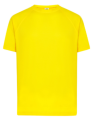 Koszulka męska sportowa JHK T-Shirt Sport Man kolor- GOLD z raglanowymi rękawami. Wykonana z oddychającego, szybkoschnącego poliestru z recyklingu. Gramatura 130g.Dostępne na www.koszulkisuper.com.png