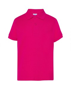 Dziecięca Koszulka POLO JHK - Fuksja