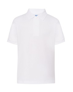 Dziecięca Koszulka POLO JHK - Biała