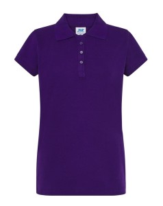 Koszulka Damska POLO JHK -Fioletowa