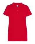 Koszulka Damska POLO JHK - Czerwona