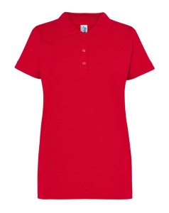 Koszulka Damska POLO JHK - Czerwona