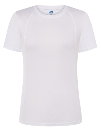 KOSZULKA SPORTOWA DAMSKA_SPORT LADY WH.png_JHK TSUL SPOR WH_Biała