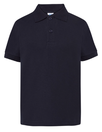 Dziecięca Koszulka POLO JHK PKID 200 NY - Granatowa.png