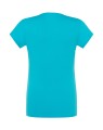 6a156d25c4e91af37596d8533099586c_Koszulka damska bawełniana V-Neck JHK TSRL CMFP TU -Turkusowa