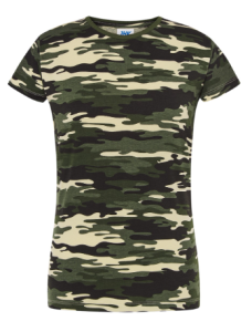 Koszulka damska bawełniana JHK -Camouflage