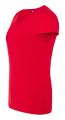 Koszulka damska bawełniana V-Neck JHK TSRL CMFP RD -Czerwona 3.png