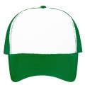91b39b87972939057e6376c32ec5424e_Czapka z daszkiem JHK CZ 5 P TRUCKER KG/WH z siatką -Zieleń/biały