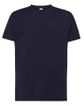 Koszulka męska Granatowa JHK TSUA 150 SLIM FIT T-SHIRT z krótkim rękawem o dopasowanym kroju do ciała. Gramatura ok.160g.Boczne szwy.Taśma wzmacniająca od ramienia do ramienia i 100% Bawełny niekurczliwa. Dostępne na www.koszulkisuper.com