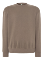 Bluza dresowa unisex SWRA 290 JHK. Gramatura: 290 ma podwójne przeszycia na szyi, mankietach i lamówce.Kolor- BRĄZOWA. Dostępne na www.koszulkisuper.com .png