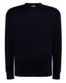 Bluza dresowa unisex SWRA 290 JHK. Gramatura: 290 ma podwójne przeszycia na szyi, mankietach i lamówce.Kolor-GRANATOWA. Dostępne na www.koszulkisuper.com     .png
