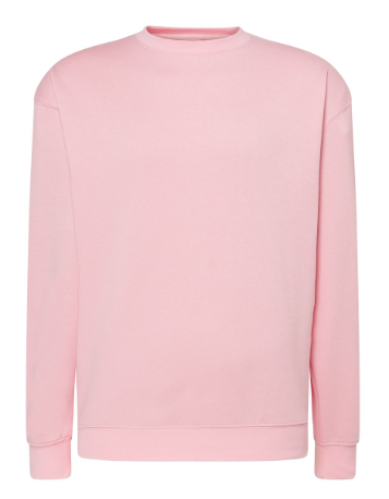 Bluza dresowa unisex SWRA 290 JHK. Gramatura: 290 ma podwójne przeszycia na szyi, mankietach i lamówce.Kolor- Różowa. Dostępne na www.koszulkisuper.com     .png