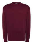 Bluza dresowa unisex Bordowa JHK