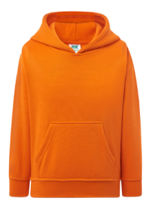 Bluza dziecięca z kapturem typu kangurek JHK -Orange