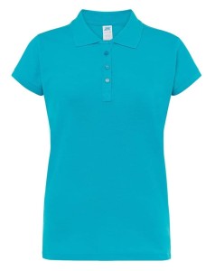 Koszulka Damska POLO JHK -Turkusowa