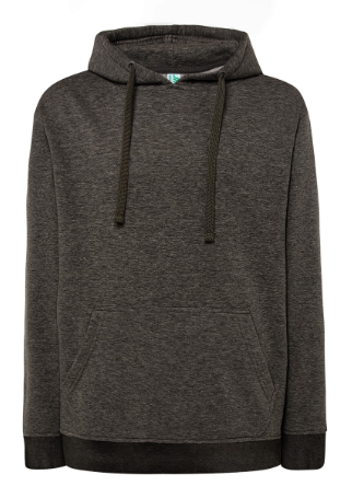Bluza dresowa z kapturem JHK SWRA KNG KANGAROO.Naszywane kieszenie.Wzmocnione lycrą ściągacze.Sznurek ściagający w kapturze.Gramatura: 290 g/m2.Dostępne na www.koszulkisuper.com -Grafitowy wrzos.png