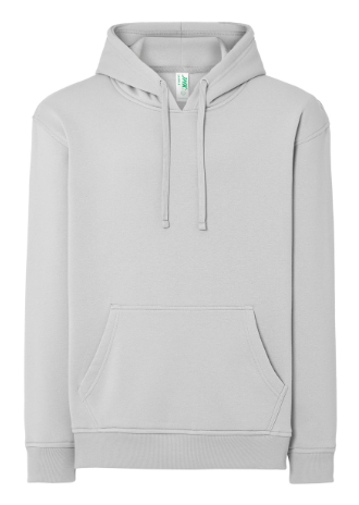 Bluza dresowa z kapturem JHK SWRA KNG KANGAROO.Naszywane kieszenie.Wzmocnione lycrą ściągacze.Sznurek ściagający w kapturze.Gramatura: 290 g/m2.Dostępne na www.koszulkisuper.com -Silver.png