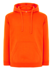 Bluza męska kangurek Orange Fluor JHK