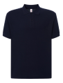 Męska Koszulka Polo z Krótkim Rękawem JT POLO JHK kolor- Granatowa.Materiał:100% bawełna.  Gramatura:ok.180 g/m² Dzianina typu piqué.Dwa guziki.Boczne rozcięcia.Dostępne na www.koszulkisuper.com