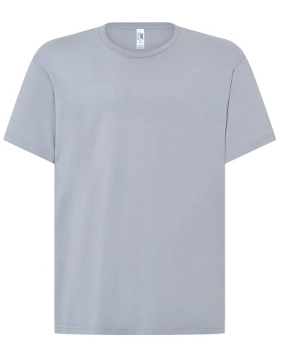 7fbd03eb9d10120767a33a706827f67b_Koszulka męska kolor- Silver JHK TSRA 170 REGULAR HIT T-SHIRT 100% bawełna.Oddychająca tkanina.Brak bocznych szwów. Podwójne przeszycia i ściągacz z dodatkiem lycry. Dostępne na www.koszulkisuper.com