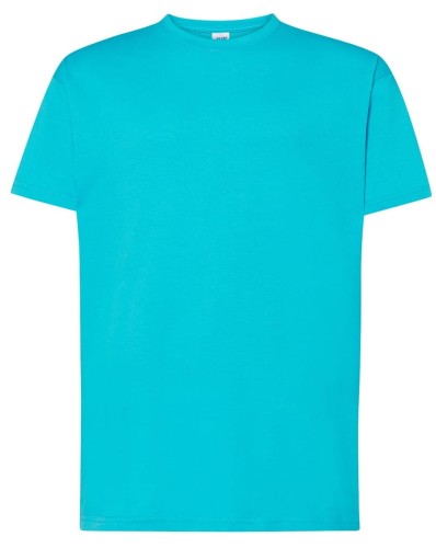 471dddbd56c3970cc76f76f590df91b1_Koszulka męska kolor- Turkusowa JHK TSRA 170 REGULAR HIT T-SHIRT 100% bawełna.Oddychająca tkanina.Brak bocznych szwów. Podwójne przeszycia i ściągacz z dodatkiem lycry. Dostępne na www.koszulkisuper.com