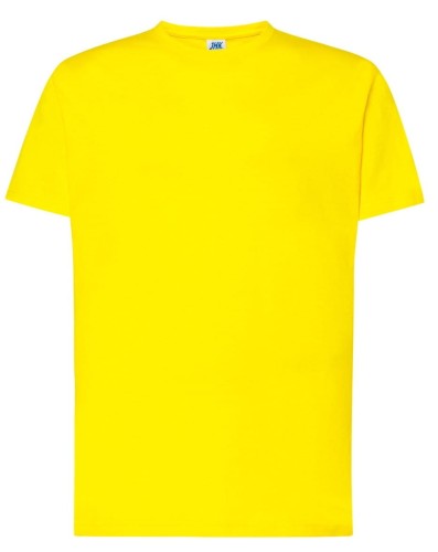 e628f94a3d73686c3ea3e5439caf0dfb_Koszulka męska kolor- Żółta JHK TSRA 170 REGULAR HIT T-SHIRT 100% bawełna.Oddychająca tkanina.Brak bocznych szwów. Podwójne przeszycia i ściągacz z dodatkiem lycry. Dostępne na www.koszulkisuper.com