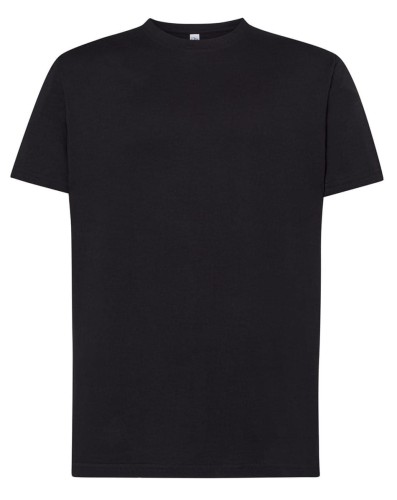 d138575bc57f52895d9b036a7f619950_Koszulka męska kolor- Czarny JHK TSRA 170 REGULAR HIT T-SHIRT 100% bawełna.Oddychająca tkanina.Brak bocznych szwów. Podwójne przeszycia i ściągacz z dodatkiem lycry. Dostępne na www.koszulkisuper.com