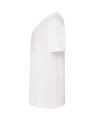 Męska koszulka w szpic kolor- Biały JHK TSUA PICO URBAN V-NECK dopasowana do sylwetki.Wzmocniony lycrą ściągacz.Taśma wzmacniająca.100% bawełna.Boczne szwy. Gramatura: 160 approx.Dostępne na www.koszulkisuper.com