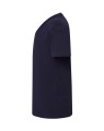 Męska koszulka w szpic kolor- Granatowy JHK TSUA PICO URBAN V-NECK dopasowana do sylwetki.Wzmocniony lycrą ściągacz.Taśma wzmacniająca.100% bawełna.Boczne szwy. Gramatura: 160 approx.Dostępne na www.koszulkisuper.com