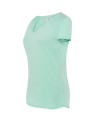 7e272f91aff74feb1a8c838921ccb45a_T-shirt damski z Walcowanymi Rękawami i Raglanem S-M-Miętowy