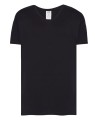 Męska koszulka w szpic kolor- Czarny JHK TSUA PICO URBAN V-NECK dopasowana do sylwetki.Wzmocniony lycrą ściągacz.Taśma wzmacniająca.100% bawełna.Boczne szwy. Gramatura: 160 approx.Dostępne na www.koszulkisuper.com