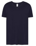 Koszulka Męska bawełniana w V-neck JHK-Granatowa