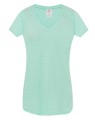 cd3fca56020361357c9005b988d6290a_T-shirt damski z Walcowanymi Rękawami i Raglanem S-M-Miętowy
