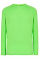 Męska koszulka kolor- Lime Fluor JHK T-SHIRT SPORT MAN LS z długim  raglanowymi rękawami i ozdobnymi przeszyciami w dolnej części rękawa, szyi i ramion.Gramatura ok.130 g/m2approx.100% Poliestru z recyklingu.Dostępne na www.koszulkisuper.com