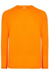 Koszulka Męska Sportowa z długimi rękawami JHK -Orange Fluor