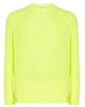 Męska koszulka kolor- Gold Fluor JHK T-SHIRT SPORT MAN LS z długim  raglanowymi rękawami i ozdobnymi przeszyciami w dolnej części rękawa, szyi i ramion.Gramatura ok.130 g/m2approx.100% Poliestru z recyklingu..Dostępne na www.koszulkisuper.com.