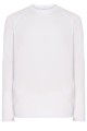 Męska koszulka kolor- Biała JHK T-SHIRT SPORT MAN LS z długim  raglanowymi rękawami i ozdobnymi przeszyciami w dolnej części rękawa, szyi i ramion.Gramatura ok.130 g/m2approx.100% Dostępne na www.koszulkisuper.com