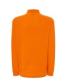 Koszulka męska POLO PORA 210 LS JHK z dł.rękawem kolor- Orange.Zapinana na dwa guziki.Kołnierzyk i rękawy wykończone dzianiną.Boczne rozcięcia.100% stabilizowana bawełna czesankowa pique.Gramatura: 210 g/m2.Dostępne na www.koszulkisuper.com