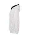 7143080aafffe717d952d0cd9afb5f28_Bluza dresowa UNISEX z kontrastowym kapturem JHK -Biała