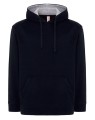 f428099eee540fa42a97b1512fd281e3_Bluza dresowa JHK SW OCECTR unisex typu kangurek z Kontrastowym kapturem ze sznurkiem i kieszenią-kangurka o garamaturze ok.265.Kolor granat. Dostępne na www.koszulkisuper.com