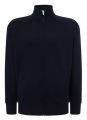 Bluza męska rozpinana JHK SWRA FUZIP Czarna. Dostępne na www.koszulkisuper.com