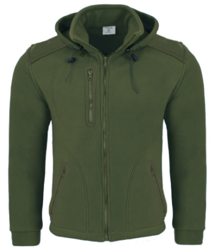 Polar Męski z kapturem FLRA 340 BUSHOOD PREMIUM JHK.Dostępne na www.koszulkisuper.com -Khaki.png