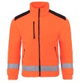 Polar Męski JHK FLRA 340 PREMIUM posiada bardzo dobre właściwości cieplne i jest gruby.Dostępne na www.koszulkisuper.com-Czerwony fluo odblaskowy